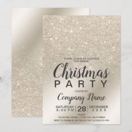 Pelarl av elfenben från glitter ombre inbjudningar