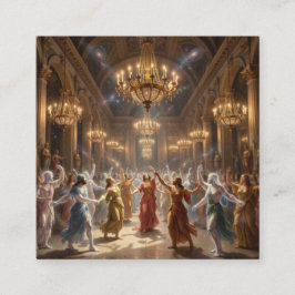 Pelasgian Dance Magic World 0 Fa023 Fyrkantigt Visitkort