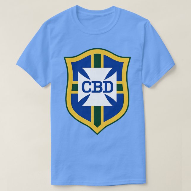 Pele Brasil 1970 CBD Jersey FrontBack Print T Shirt (Design framsida)