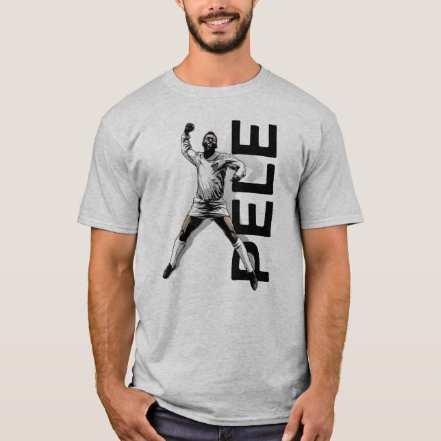 Pele Brazilian Footballer Tribute T Shirt (Framsida)