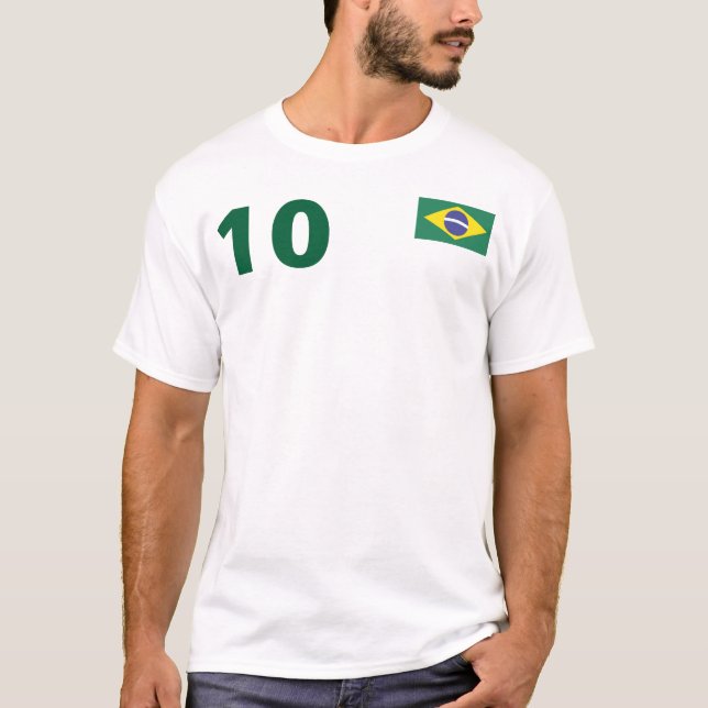 Pele - gud av fotboll t-shirt (Framsida)