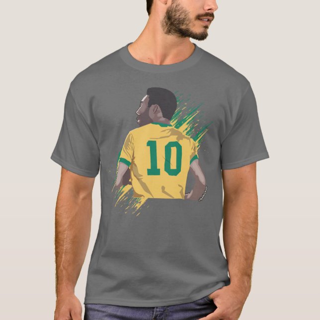 Pele soccer player  t shirt (Framsida)