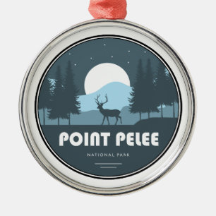 Pelee nationalpark Hjort Julgransprydnad Metall