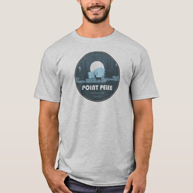 Pelee nationalpark Hjort T Shirt (Framsida)