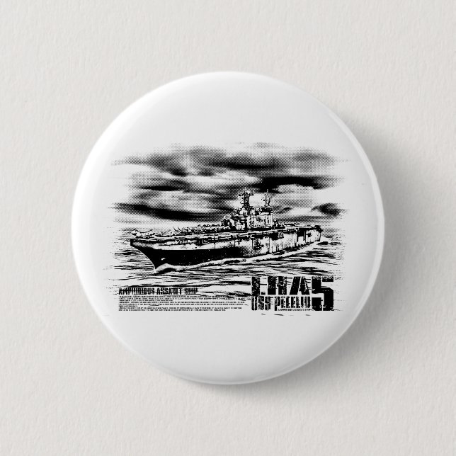 Peleliu-knapp för grov misshandel av frakten knapp (Framsida)