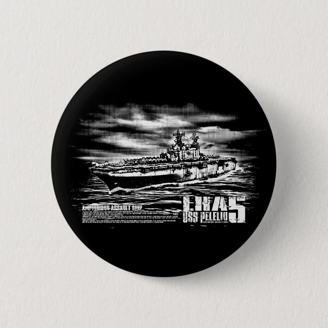 Peleliu-knapp för grov misshandel av frakten knapp (Framsida)