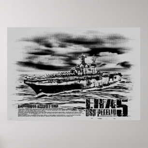 Peleliu-utskrift av grov misshandel av frakten Pel Poster