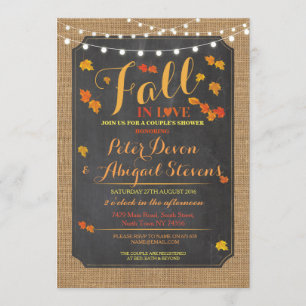 Pelens Party-fall i Kärlek hösten Inbjudan