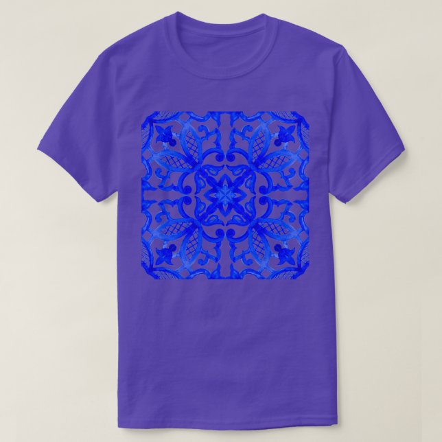 Peler av azulejo Gorgous mönster 5 T Shirt (Design framsida)