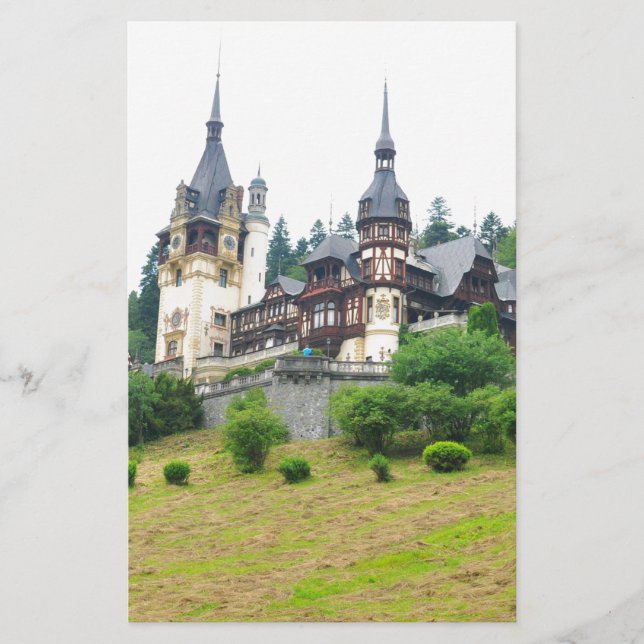 Peles Castle i Sinaia, Rumänien (Framsida)