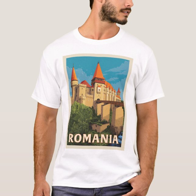 Peles Castle Rumänien T Shirt (Framsida)