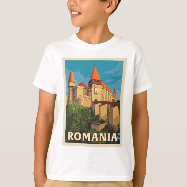 Peles Castle Rumänien T Shirt (Framsida)