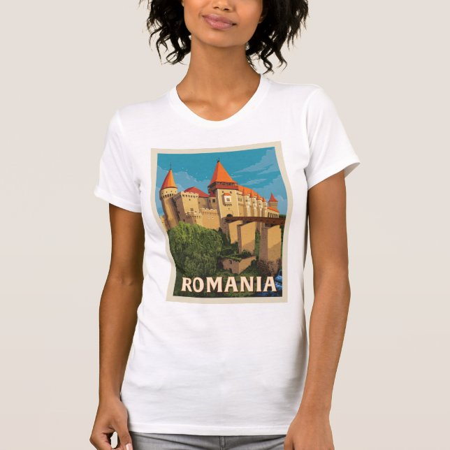 Peles Castle Rumänien T Shirt (Framsida)