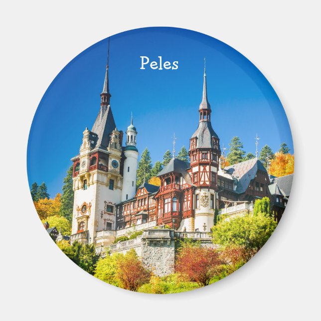 Peles castle Sinaia Magnet (Framsidan)