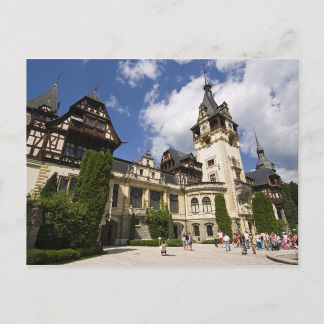 Peles Castle, Sinaia, Rumänien, 2 Vykort (Framsida)