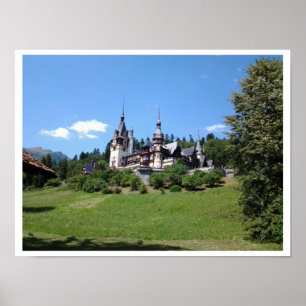 Peles Castle, Sinaia, Rumänien Poster