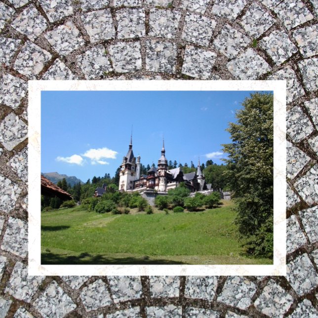 Peles Castle, Sinaia, Rumänien Vykort (Skapare uppladdad)