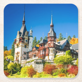 Peles castle Sinaia Underlägg Papper Kvadrat