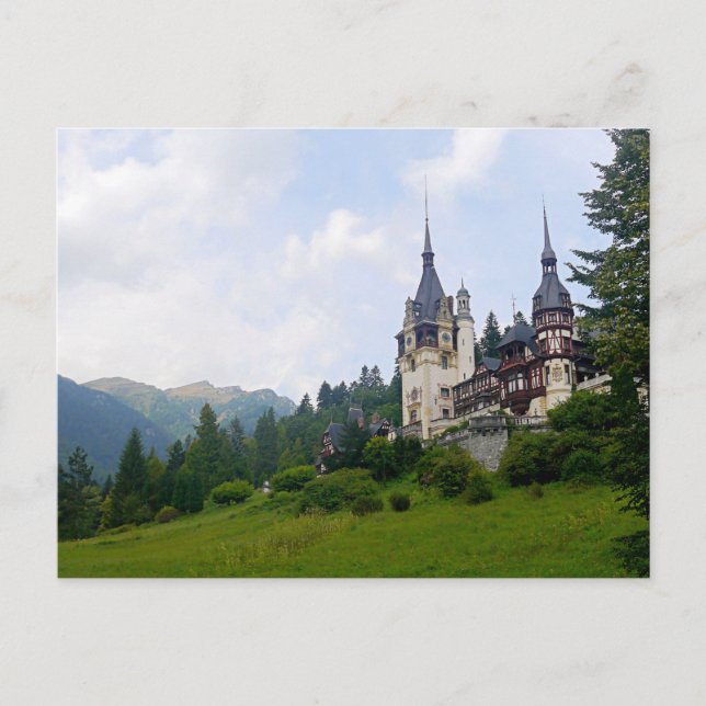 Peleș Castle, Transylvania, România Vykort (Framsida)