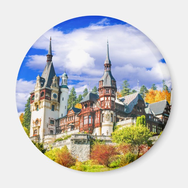 Peles slott Sinaia Magnet (Framsidan)