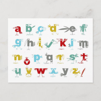 Pelican Alphabet Vykort