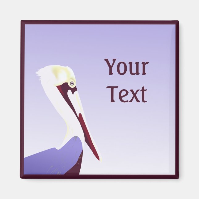 Pelican Anpassningsbar Magnet (Framsidan)