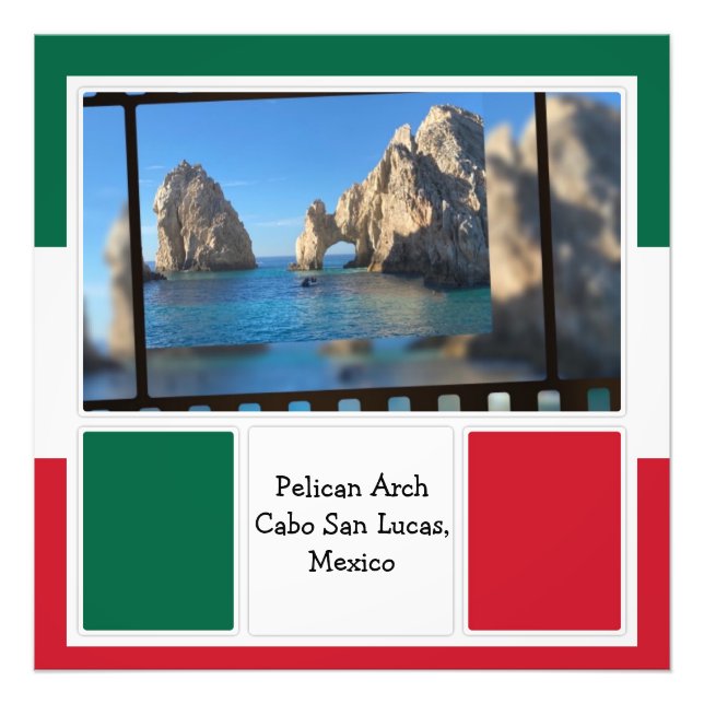 Pelican Arch, Cabo San Lucas Fototryck (Framsidan)