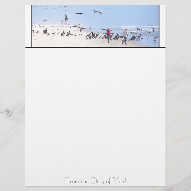 Pelican Beach Personlig Letterhead (Framsida)