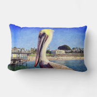 Pelican Bird Ocean Beach Pier Photo Modern djet