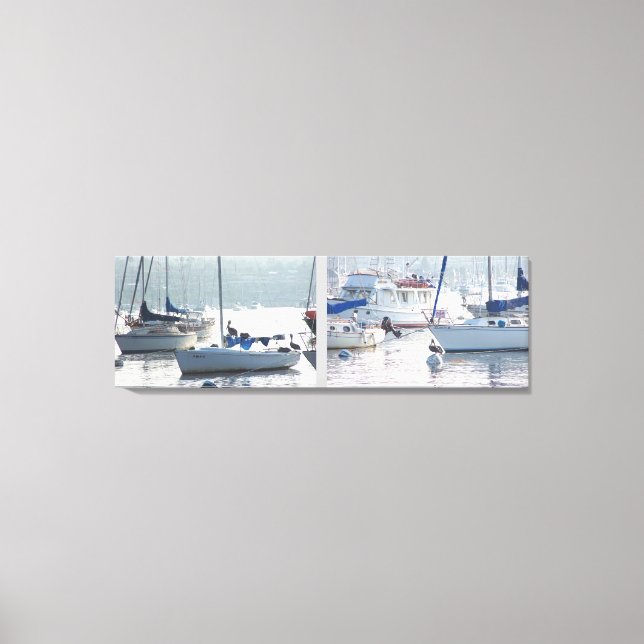 Pelican Birds Wildlife Animals Beach Canvastryck (Framsida)