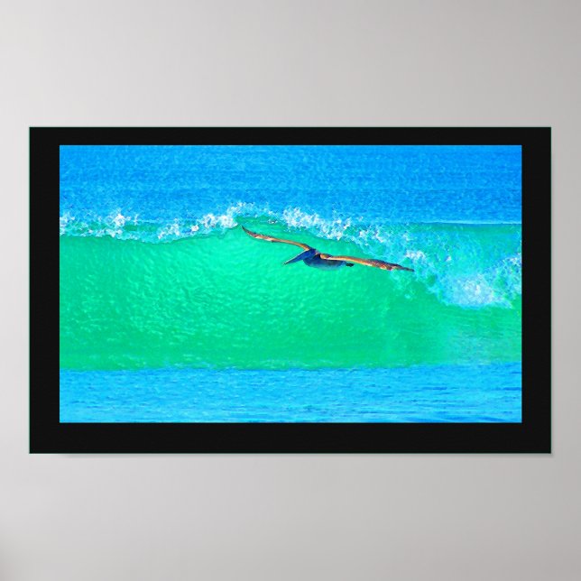 Pelican Birds Wildlife Animals Poster (Framsidan)