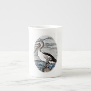 Pelican Bone China Mugg Benporslin Mugg
