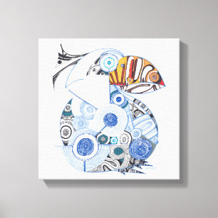Pelican canvas
