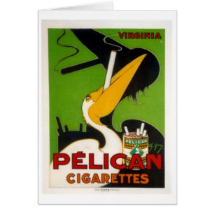 Pelican Cigarettes Hälsningskort