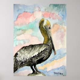pelican_fågel_2 poster