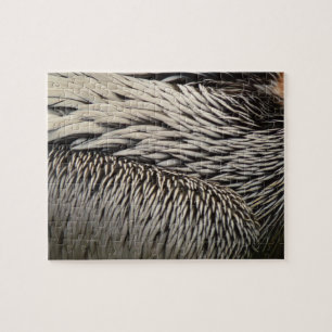 Pelican Feathers Abstrakt Nature Photography Pussel