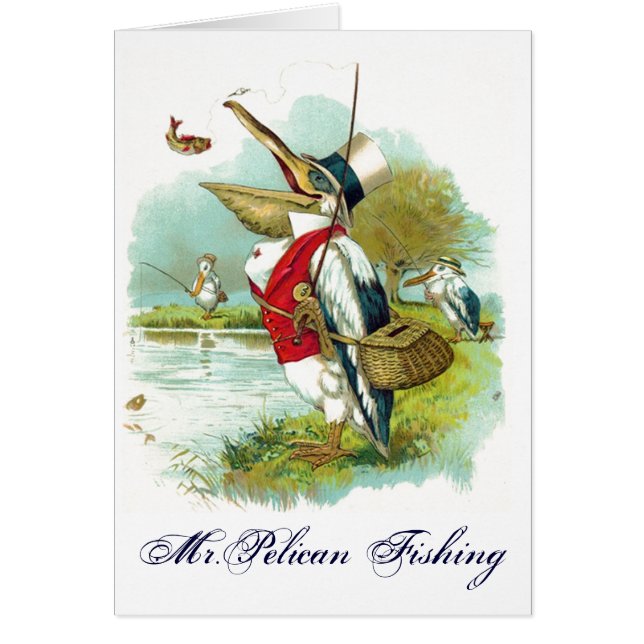 PELICAN FISHING HÄLSNINGSKORT (Framsidan)