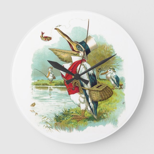 PELICAN FISHING STOR KLOCKA (Framsida)