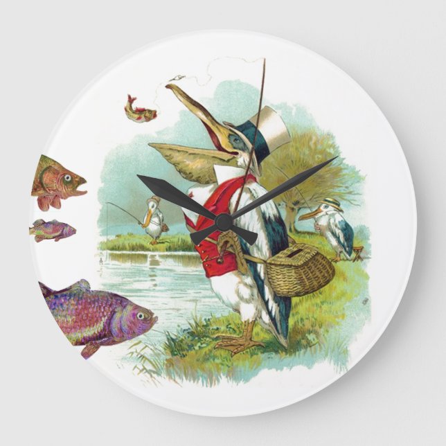 PELICAN FISHING STOR KLOCKA (Framsida)