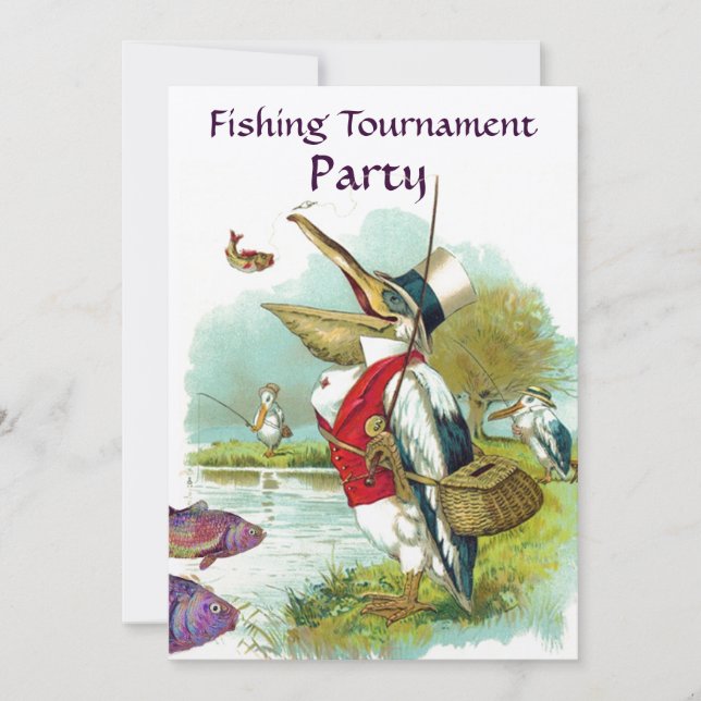 PELICAN FISHING TOURNAMENT PARTY INBJUDNINGAR (Framsida)