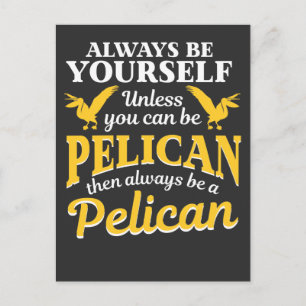 Pelican Gift ska alltid vara Pelican Zookeeper Vykort