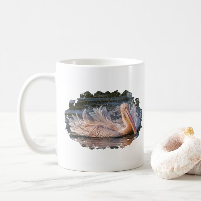 Pelican i Rörelse Kaffemugg (Med munk)