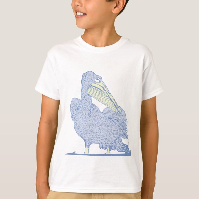 Pelican Kids Ringer Shirt T-shirt (Framsida)
