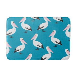 Pelican mönster badrumsmatta