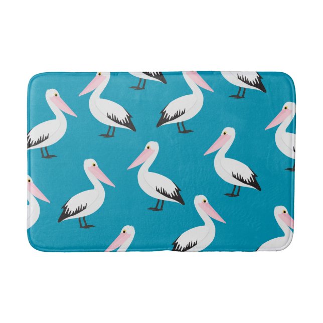 Pelican mönster badrumsmatta (Framsidan)