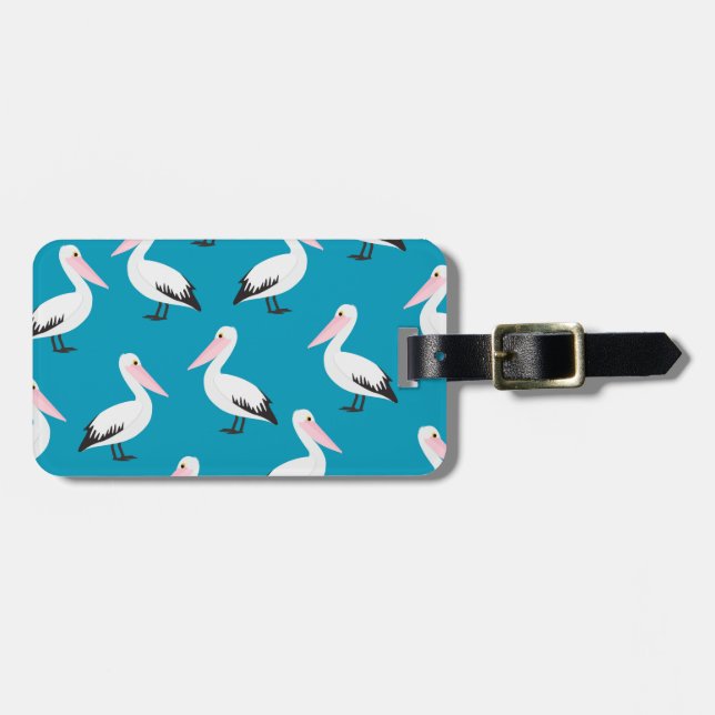 Pelican mönster bagagebricka (Horisontell Framsida)