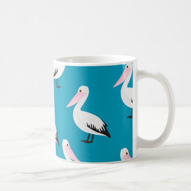 Pelican mönster kaffemugg (Höger)