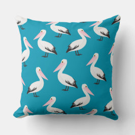 Pelican mönster kudde