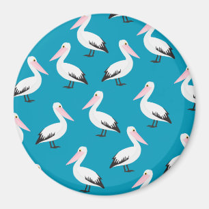Pelican mönster magnet