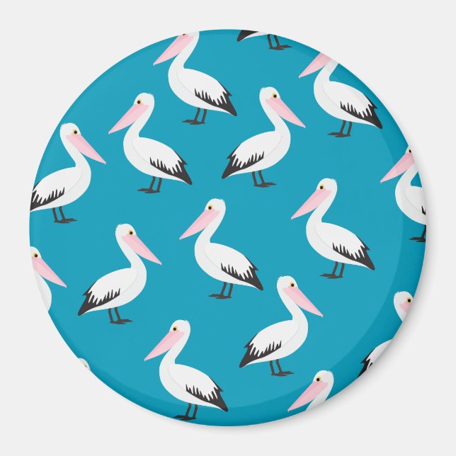 Pelican mönster magnet (Framsidan)